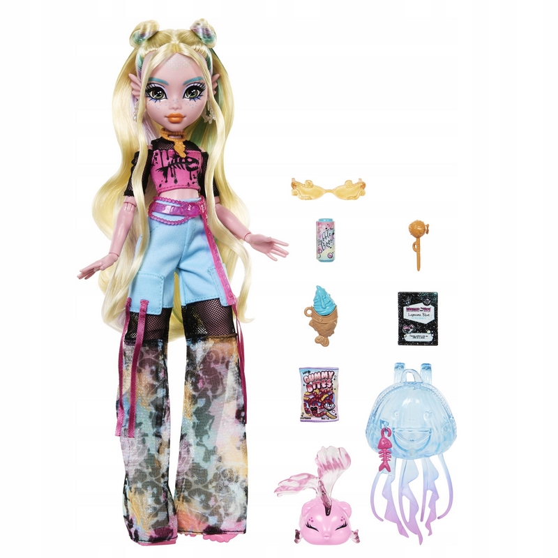 Mattel Monster High Bábika Lagoona Blue 29 cm
